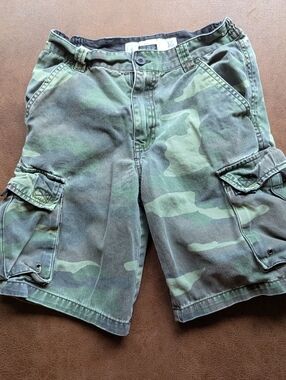 Retro Camouflage Boys Shorts